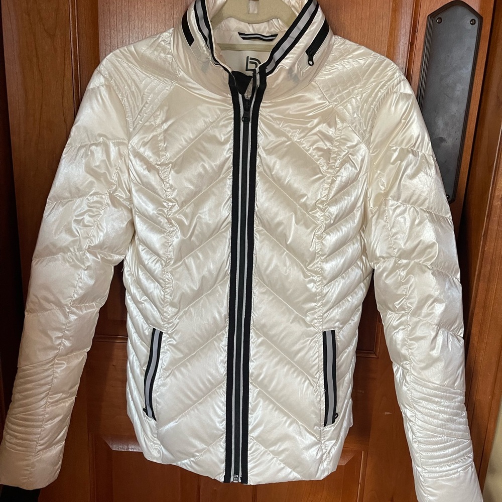 Women’s cream Blanc Noir Parka -Medium